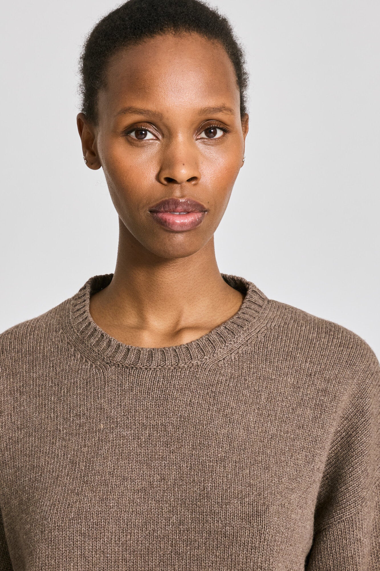 Emely Lambswool striktrøje - Mole Mel